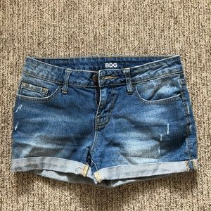 Urban outfitters high waisted light wash shorts
